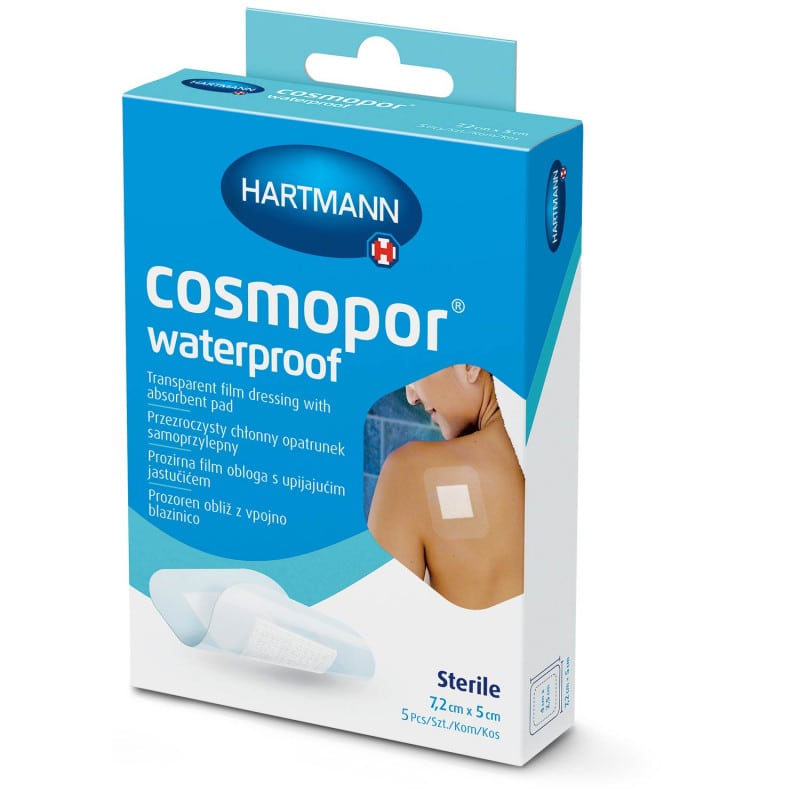Cosmopor Waterproof Wundverband - keimdichte PU-Folie, selbsthaftend und transparent - Med-Praxisbedarf
