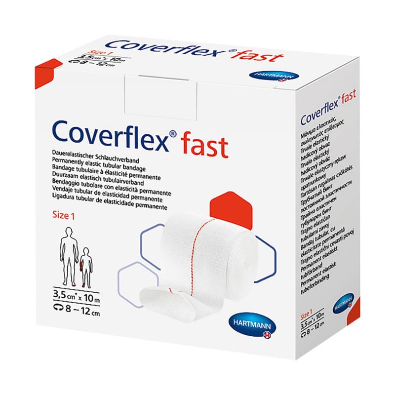 Coverflex Schlauchverband Paul Hartmann - dichtes seidenartiges Material für Klinikbedarf - Med-Praxisbedarf
