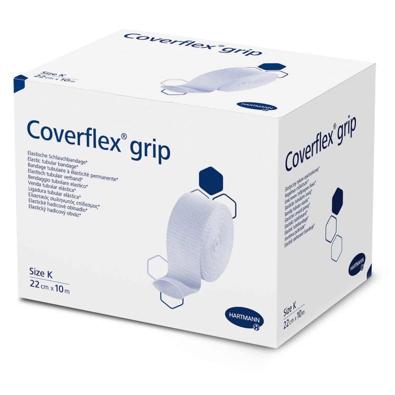 Detailansicht Coverflex® grip Material - dehnbare, atmungsaktive Schlauchbinde - Med-Praxisbedarf