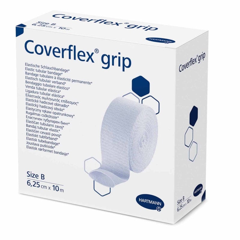 Coverflex grip Binde medizinisch - elastisch für die Verbändefixierung - Med-Praxisbedarf