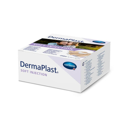 DermaPlast SOFT injection Injektionspflaster - hypoallergen, weicher Vliesstoff - Med-Praxisbedarf