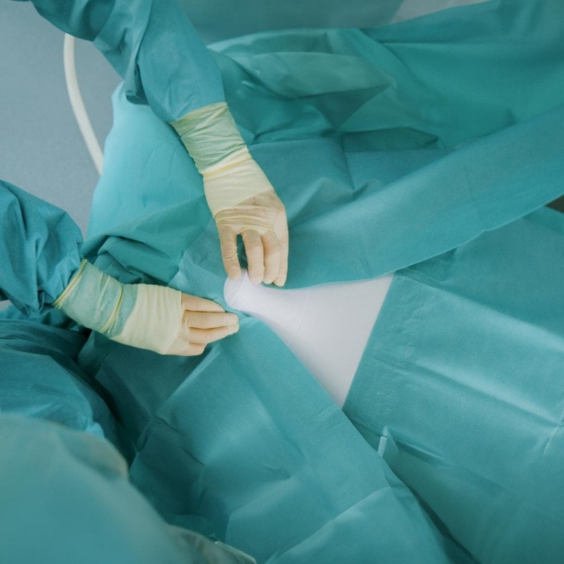 Foliodrape Protect Set III für Allgemeinchirurgie - sterile OP-Patientenabdeckung - Med-Praxisbedarf