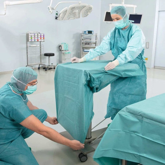 Foliodrape Protect Instrumententisch-Bezug - wasserdichte, sterile Abdeckung für OP-Tische - Med-Praxisbedarf