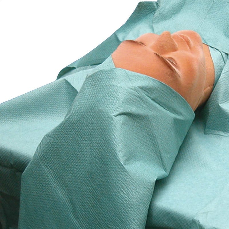 Foliodrape Protect Turbantuch OP-Haarabdeckung - wasserundurchlässig, latexfrei - Med-Praxisbedarf