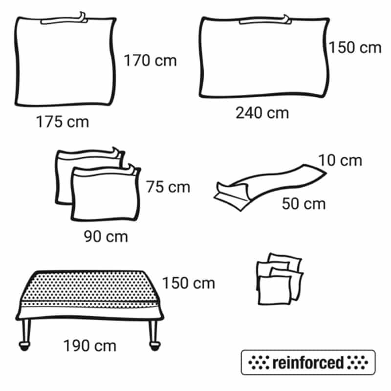 Foliodrape Protect Universal-Set I - OP-Abdeckungen für Eingriffe im Bauchbereich - Med-Praxisbedarf