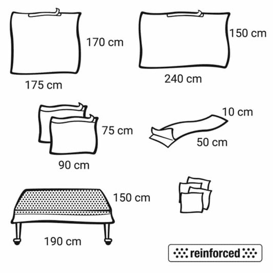 Foliodrape Protect Universal-Set I - OP-Abdeckungen für Eingriffe im Bauchbereich - Med-Praxisbedarf