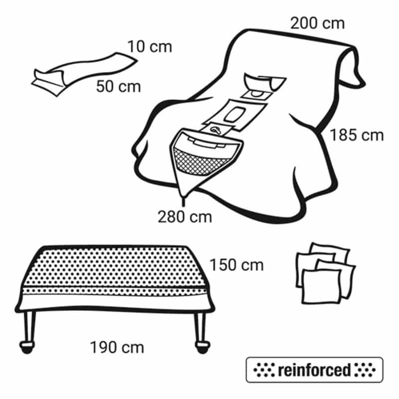 Foliodrape Protect Urologie-Set - sterile Einweg-OP-Abdeckung für urologische Eingriffe - Med-Praxisbedarf