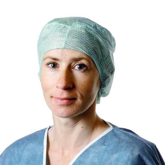 Foliodress Cap Comfort Form OP-Haube - aus Viskose-Vliesstoff für den täglichen medizinischen Gebrauch - Med-Praxisbedarf