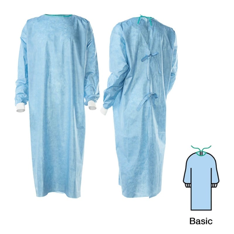 OP-Schutzbekleidung Gown Protect Basic - Bindekittel für sterile Umgebungen - Med-Praxisbedarf