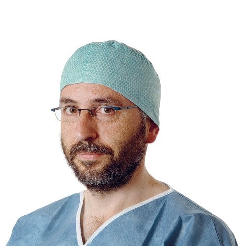 OP-Haube Foliodress Cap Comfort Rondo - Passgenaue Einmalhaube für Klinik und Praxis, haarbedeckend - Med-Praxisbedarf