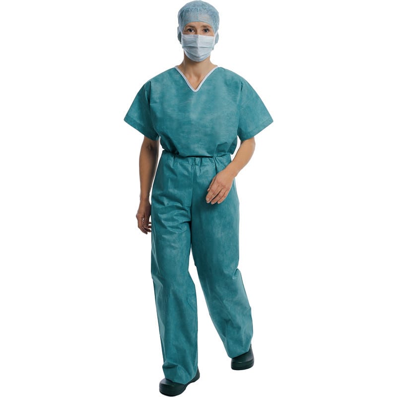 Foliodress suit OP-Bekleidung von Paul Hartmann - 2-teiliges Set, blau, paarweise verpackt - Med-Praxisbedarf