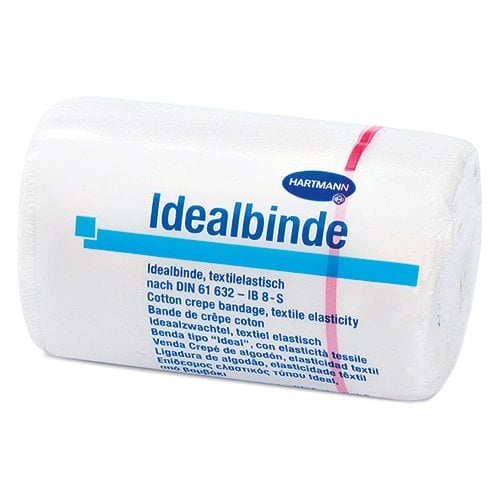 Hartmann Idealbinde 1 Stück - Universalbinde aus 100% Baumwolle mit 90% Dehnbarkeit - Med-Praxisbedarf