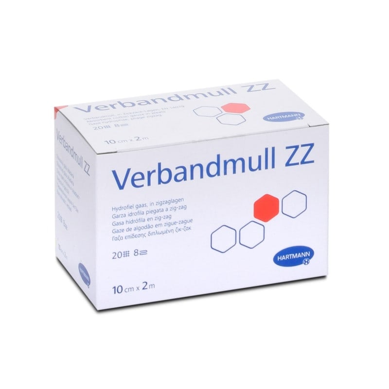Hartmann Verbandmull ZZ - steriler Mullverband, individuell zuschneidbar - Med-Praxisbedarf