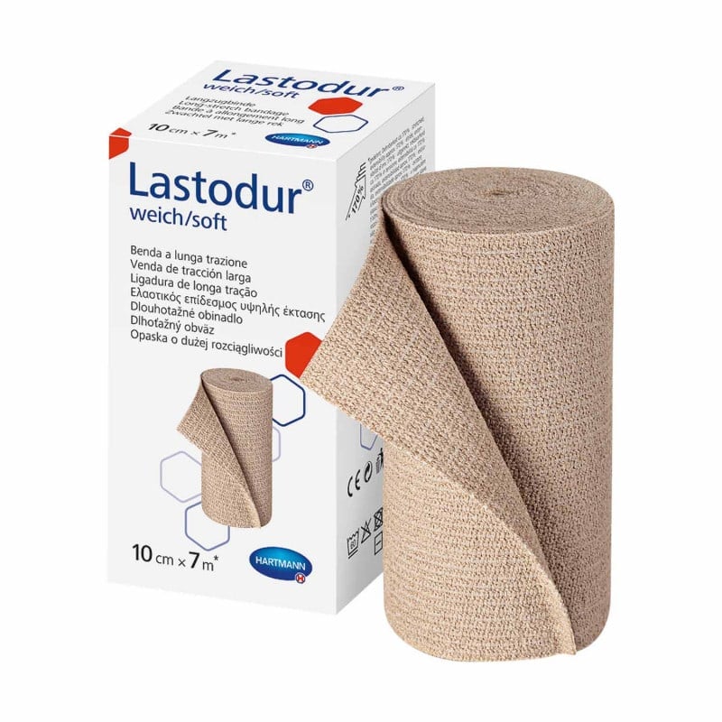 Lastodur weich Bandage - elastische Langzugbinde für haltbare Stützverbände - Med-Praxisbedarf