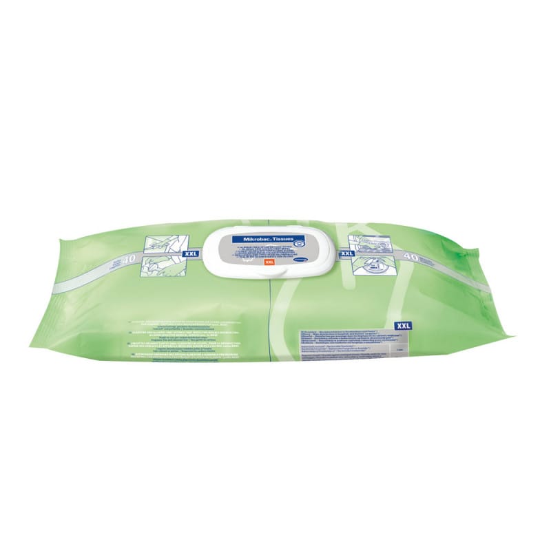 Mikrobac Tissues XXL Flächendesinfektionstücher - 40 Tücher pro Packung, gebrauchsfertig - Med-Praxisbedarf