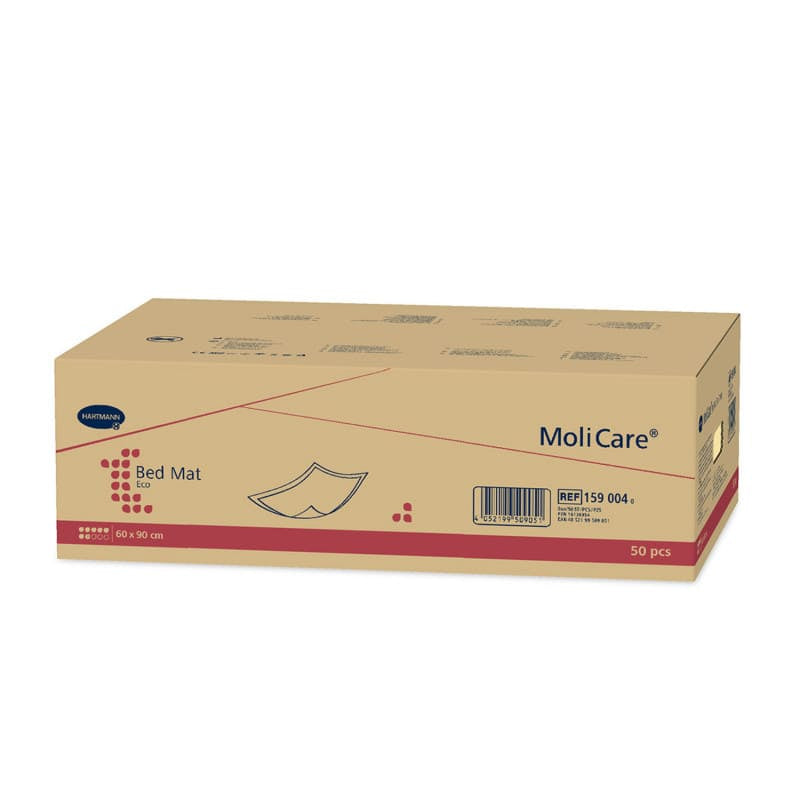 MoliCare Bed Mat Eco Bettschutzunterlage - 7 Tropfen Saugstärke, umweltfreundliche Einweg-Unterlage - Med-Praxisbedarf