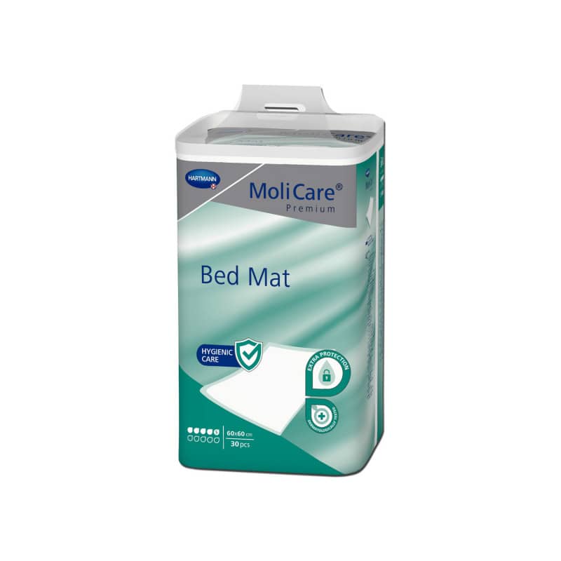 MoliCare Premium Bed Mat 5 Tropfen Unterlage - flüssigkeitsdichte Einlage für Betten - Med-Praxisbedarf