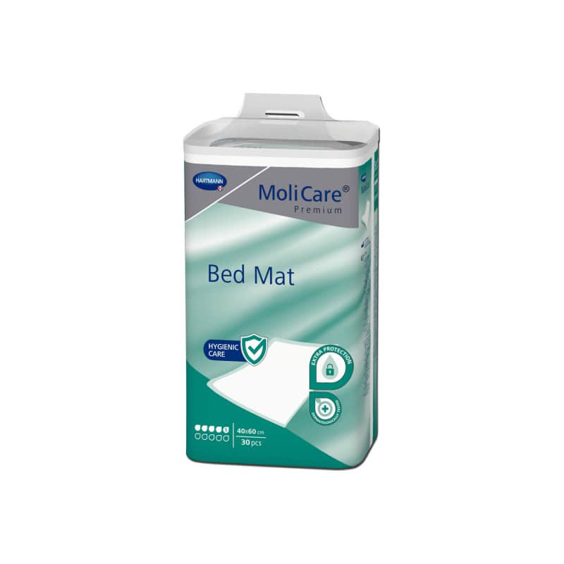 MoliCare Premium Bed Mat 5 Tropfen - Bettschutzeinlage mit 5 Tropfen Saugstärke - Med-Praxisbedarf