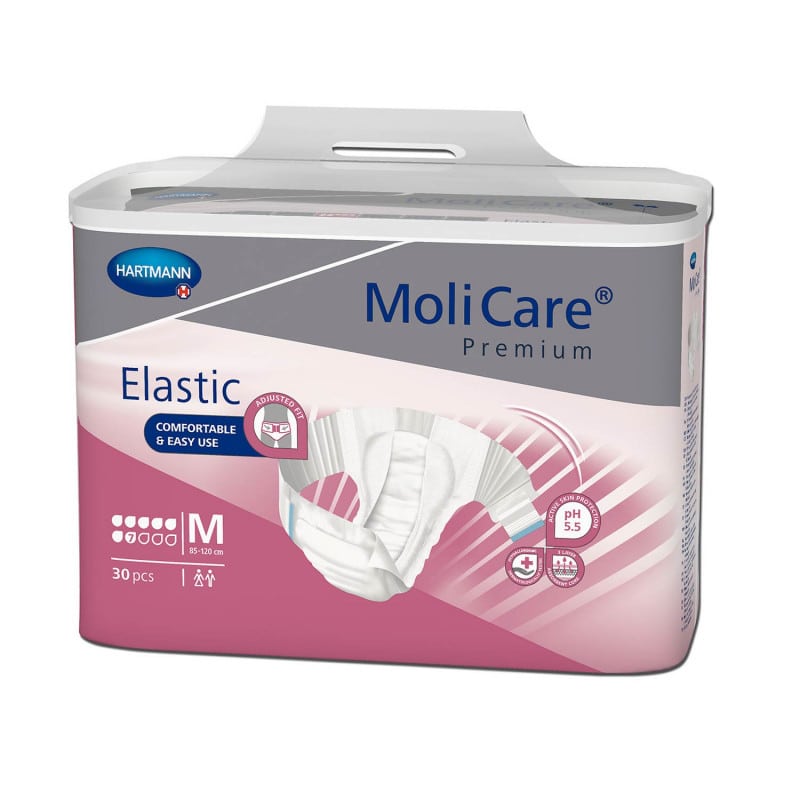 MoliCare Premium Elastic Inkontinenzslip - Einwegslip für aktive und bettlägerige Patienten - Med-Praxisbedarf