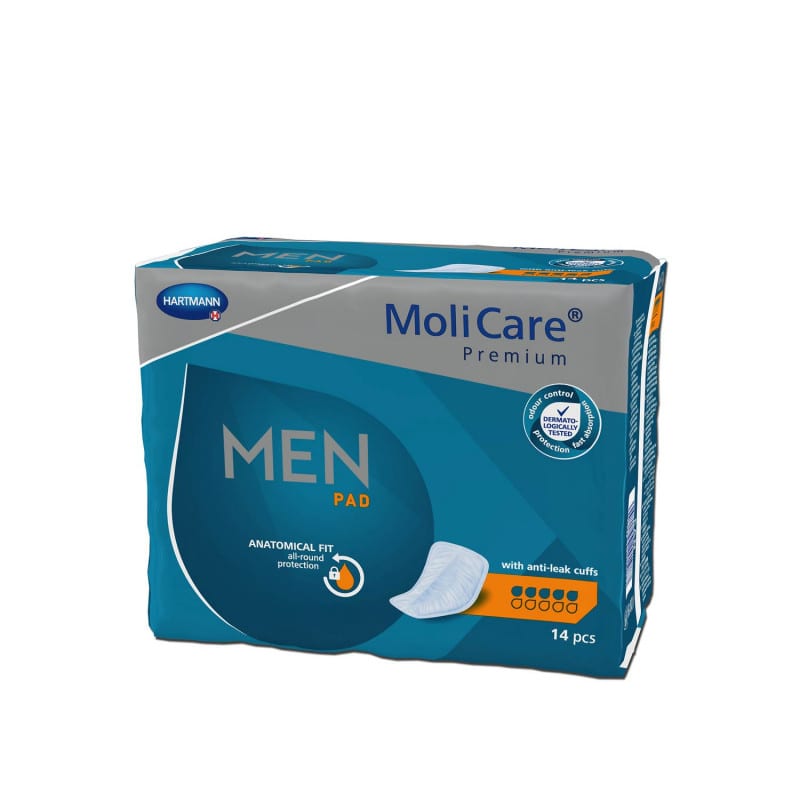 MoliCare Premium MEN PAD Verpackung - 30 Einlagen für Männer, Hygieneprodukt - Med-Praxisbedarf
