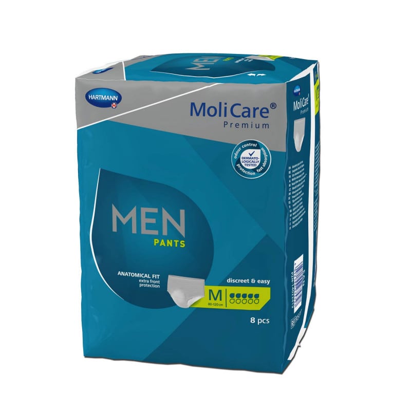 MoliCare Men Pants Größe XL - Höschen für Stuhlinkontinenz, elastische Bündchen - Med-Praxisbedarf