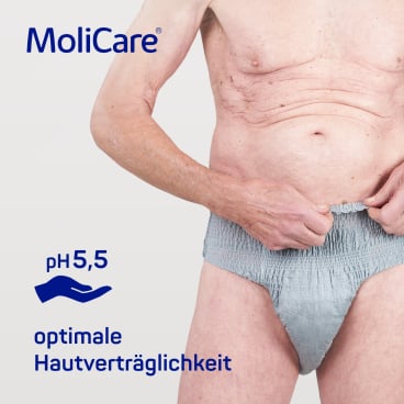 MoliCare Premium Men Pants Inkontinenzhosen für Männer - Einmalhosen zur Versorgung bei Stuhlinkontinenz - Med-Praxisbedarf