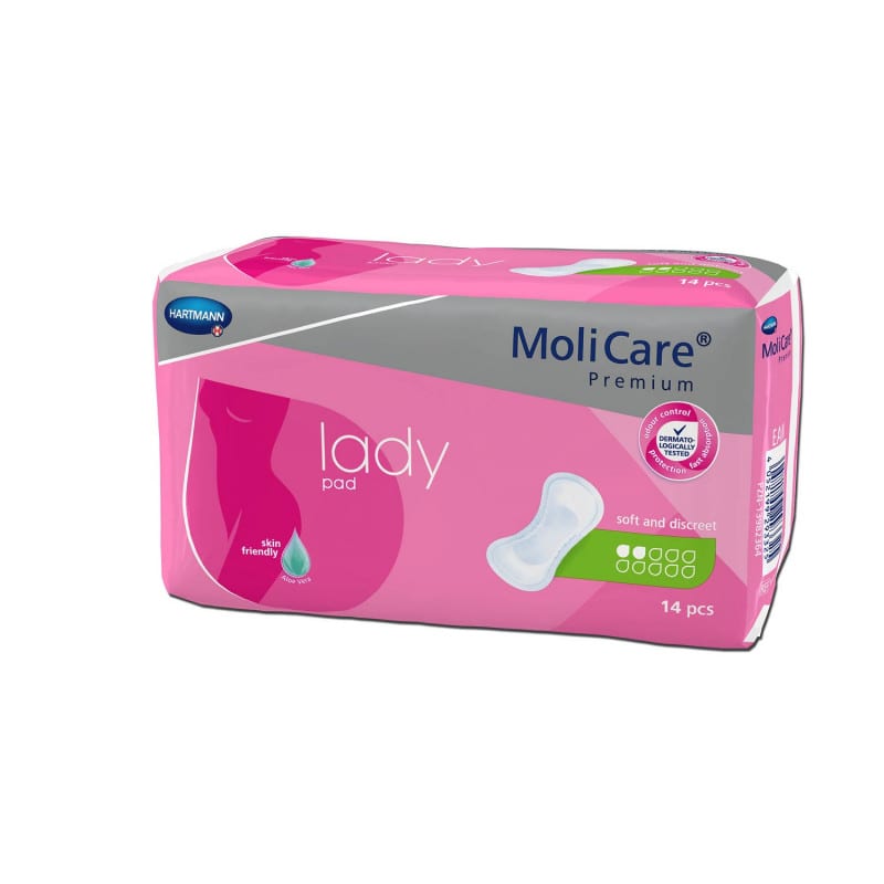 MoliCare Premium lady pad Inkontinenzeinlage für Frauen - saugstark, diskret, einzeln verpackt - Med-Praxisbedarf