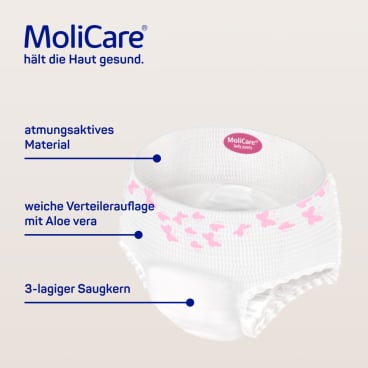 MoliCare Premium Lady Pants Verpackung - 14 Slips für Harninkontinenz, Einzelpackung - Med-Praxisbedarf
