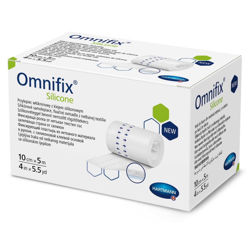 Omnifix Silicone medizinisches Fixiervlies - selbstklebend, rückstandslos entfernbar - Med-Praxisbedarf