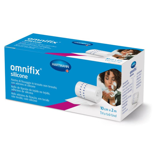 Omnifix Silicone Fixiervlies selbstklebend - hautfreundlich für Wundversorgung - Med-Praxisbedarf
