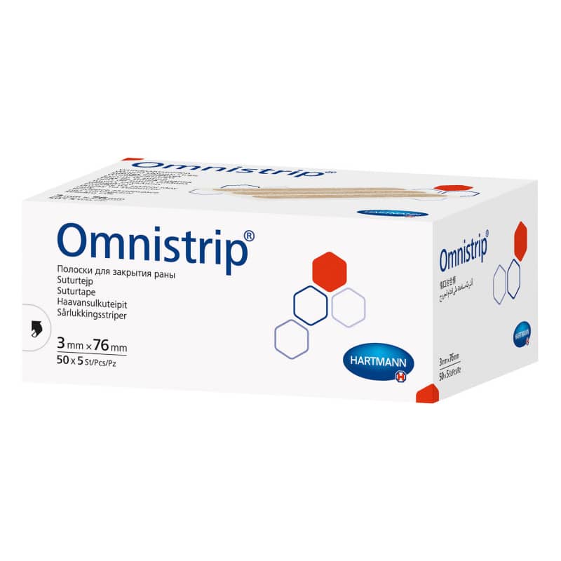 Omnistrip Streifen zum Wundverschluss - elastisch, atmungsaktiv und wasserabweisend - Med-Praxisbedarf