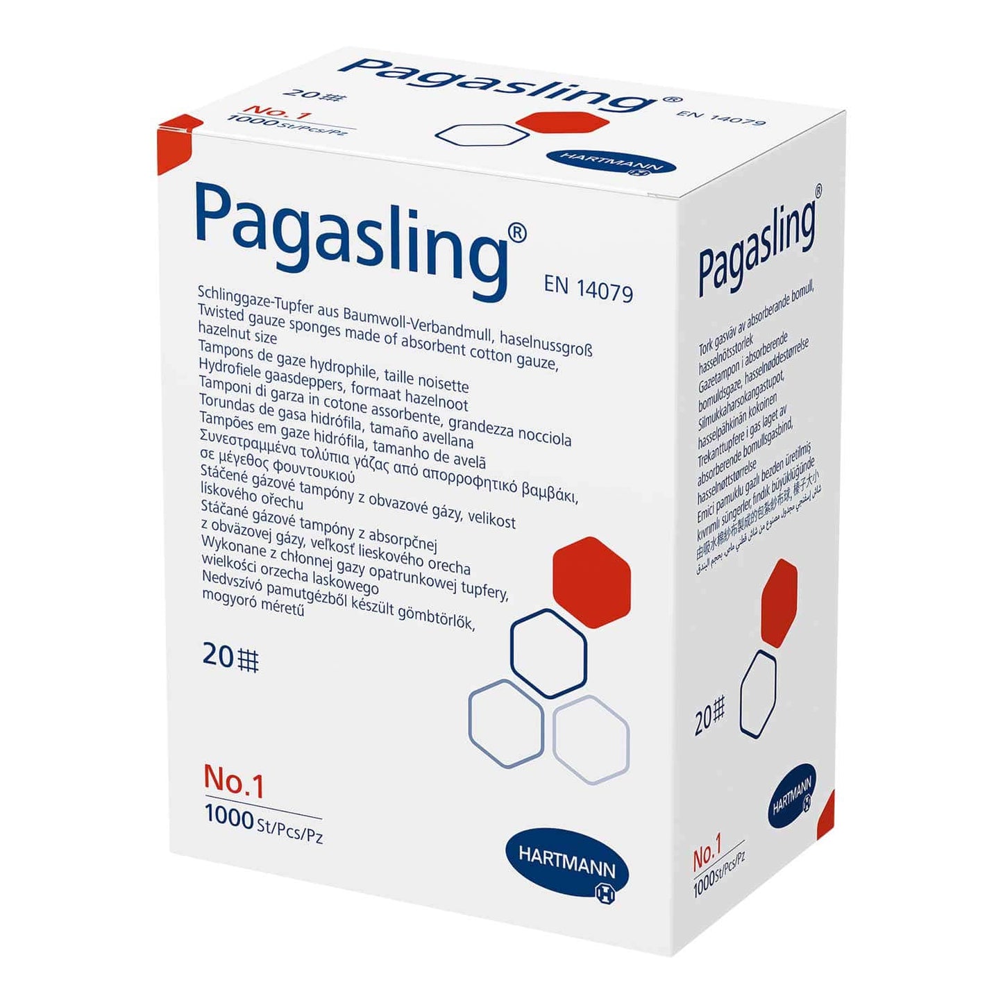 Unsterile Pagasling Tupfer Paul Hartmann - praktische Mulltupfer in verschiedenen Größen - Med-Praxisbedarf