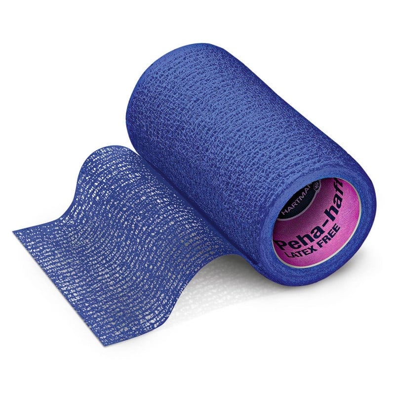 Peha-haft Color Fixierbinde blau - elastische Haftbinde für den medizinischen Bereich - Med-Praxisbedarf