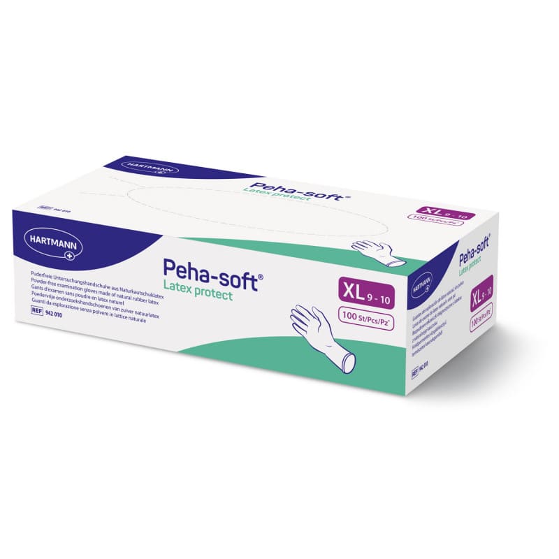 Latex-Handschuhe Peha-soft Latex protect - für Lebensmittelkontakt, Einmalhandschuh - Med-Praxisbedarf