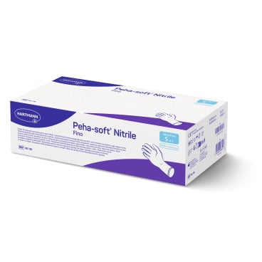 Latexfreie Einmalhandschuhe Peha-soft nitrile fino - puderfrei, hautschonend - Med-Praxisbedarf