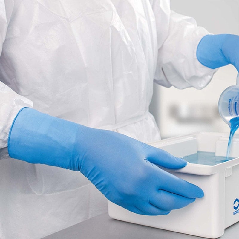 Untersuchungshandschuhe nitrile guard - latexfrei, ideal bei Latex-Allergie oder Puderempfindlichkeit - Med-Praxisbedarf