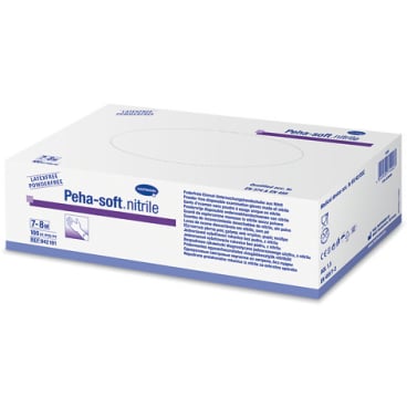 Peha-soft nitrile powderfree Einmalhandschuhe - Nitril ungepudert, Medizinprodukt nach EN 455 - Med-Praxisbedarf