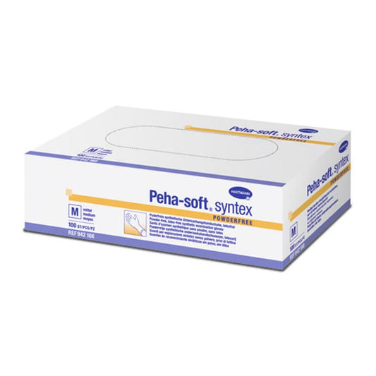 Peha-soft syntex Vinyl-Handschuhe - elastische Einweghandschuhe aus Stretchvinyl - Med-Praxisbedarf