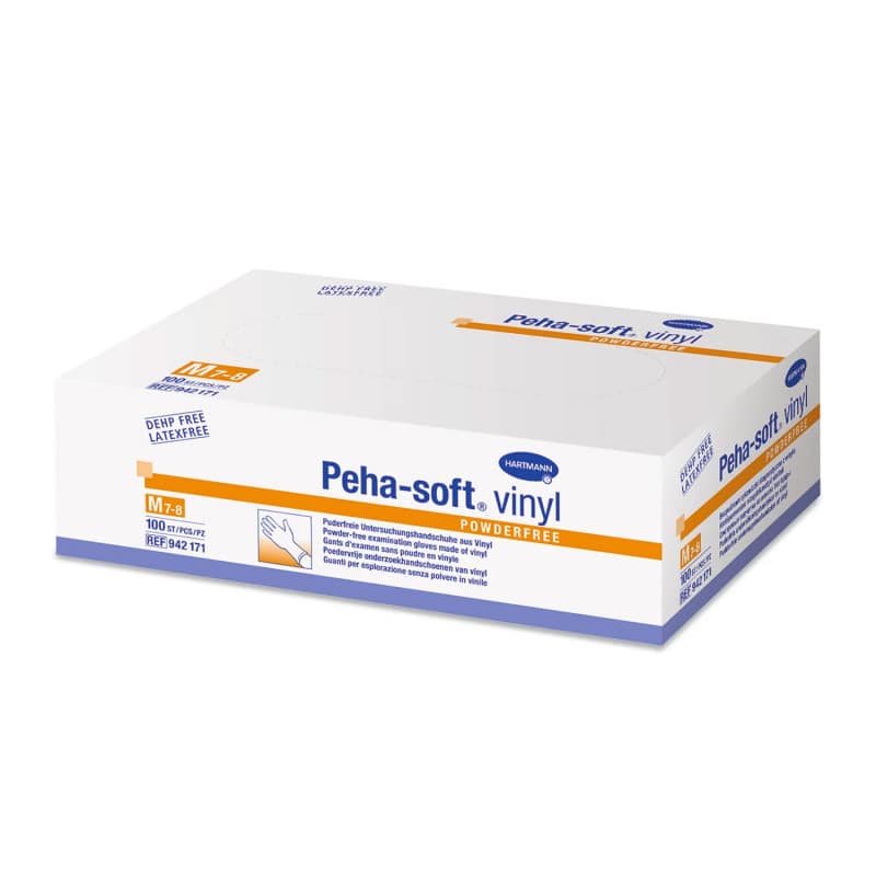 Peha-soft vinyl Untersuchungshandschuhe - Medizinprodukt nach EN 455, zuverlässiger Schutz - Med-Praxisbedarf