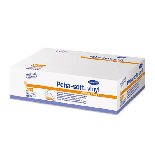 Peha-soft vinyl Untersuchungshandschuhe - Medizinprodukt nach EN 455, zuverlässiger Schutz - Med-Praxisbedarf