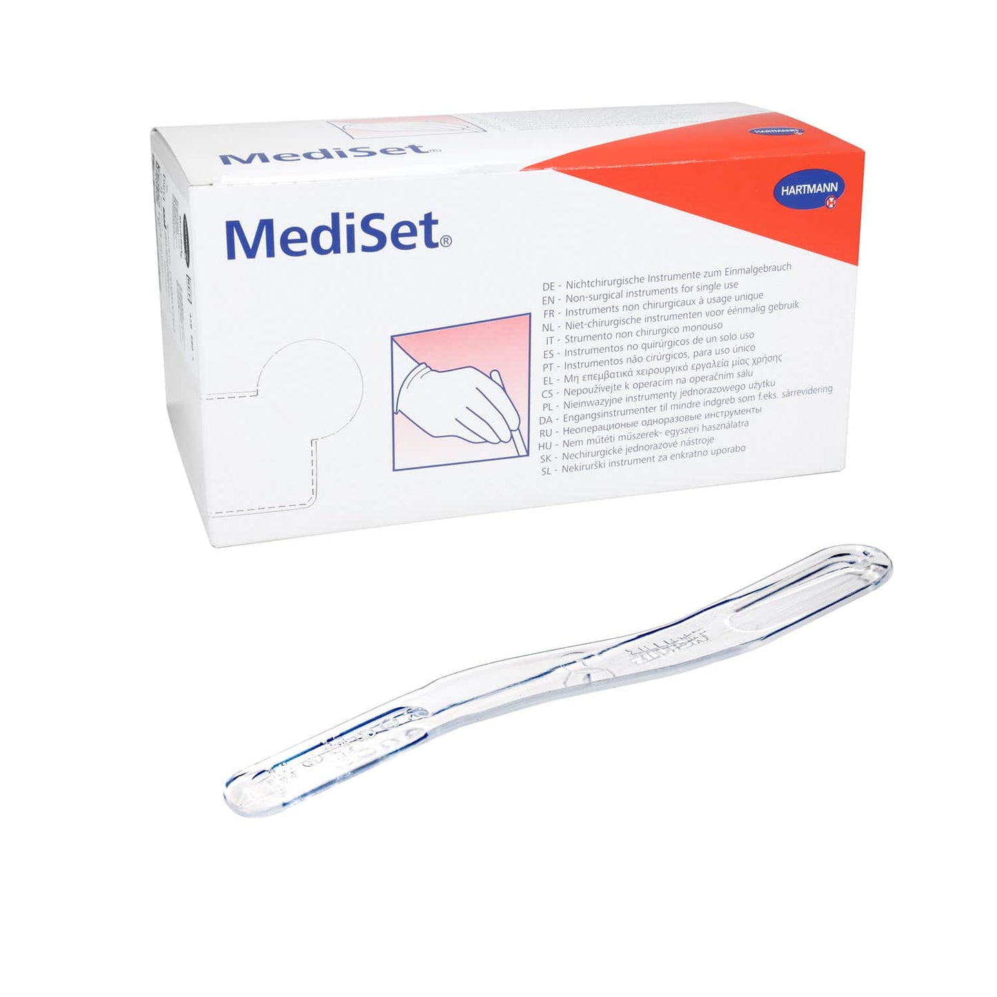 Mundspatel aus Plastik - praktisches Einmal-Instrument für medizinische Einrichtungen - Med-Praxisbedarf