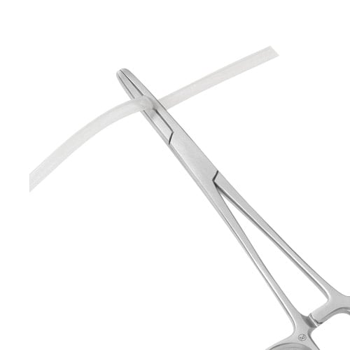 Sterile Schlauchklemme glatt 16cm - präzise Dosierung von Flüssigkeiten, Einmalgebrauch - Med-Praxisbedarf