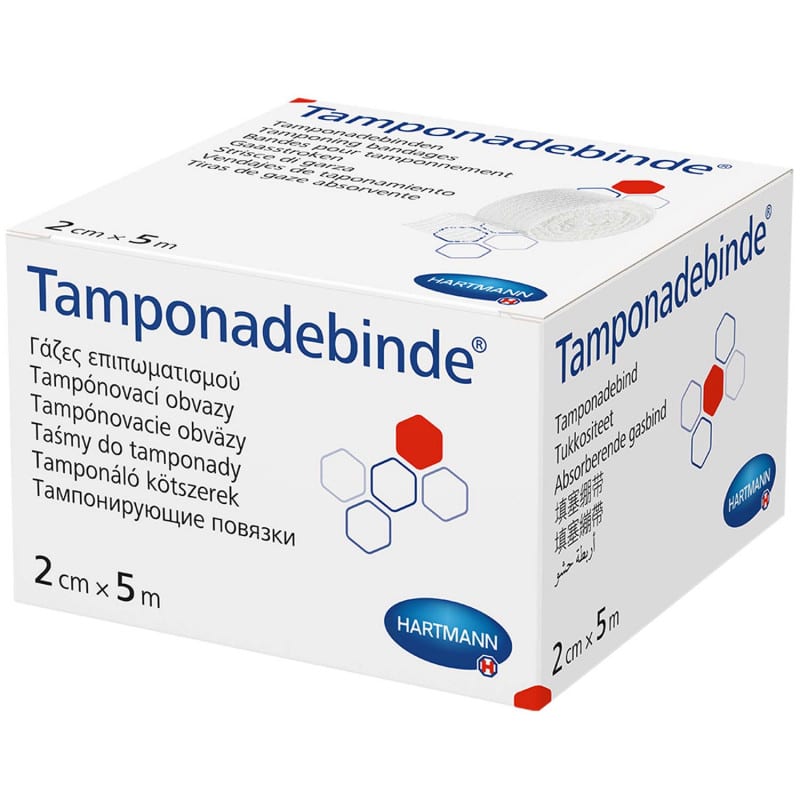 Sterile Tamponadebinde 1 Stück - für Körperhöhlen, Wundtamponade - Med-Praxisbedarf