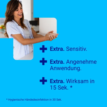 Sterillium Desinfektionsschaum foam extra care 1 Liter - rückfettend und hautverträglich - Med-Praxisbedarf