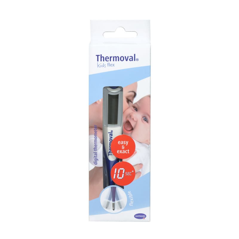 Thermoval kids flex Babythermometer - Sicher und sanft für Temperaturmessung bei Kleinkindern - Med-Praxisbedarf