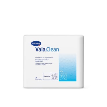 Vala Clean eco Einmal-Tücher 4-lagig - für hygienische Pflege und Inkontinenzreinigung - Med-Praxisbedarf