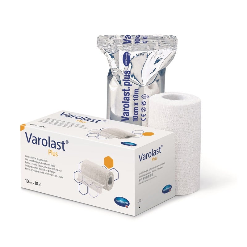 Varolast Plus Zinkleimverband - Gebrauchsfertiger Verband von Paul Hartmann für viele Fachgebiete - Med-Praxisbedarf