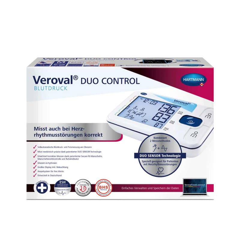 Veroval duo control Oberarm-Blutdruckmessgerät - Für professionellen Einsatz in Arztpraxen - Med-Praxisbedarf