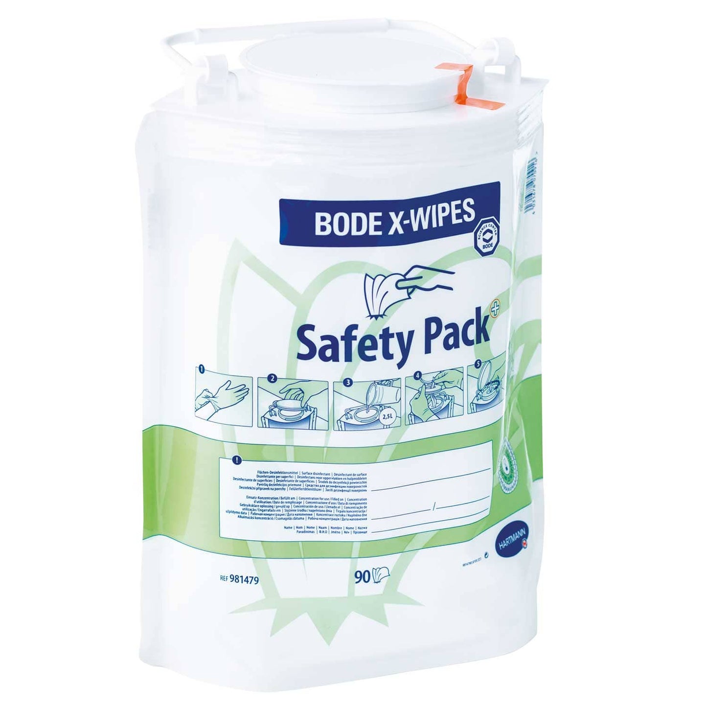 X-Wipes Safety Pack Hygienesystem für Krankenhaus und Praxis - praktische Tuchrolle von Paul Hartmann - Med-Praxisbedarf