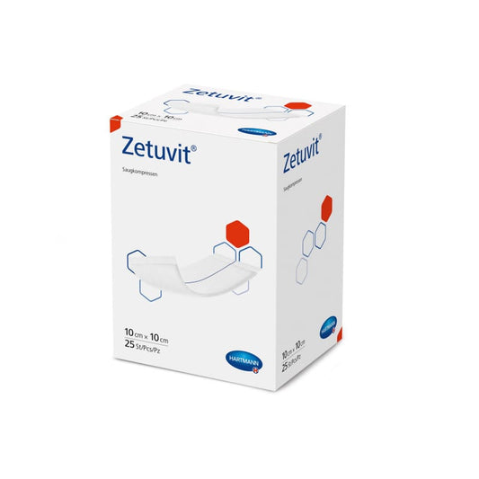 Zetuvit Saugkompressen steril - sterile Wundauflagen zum Abpolstern in Praxis oder Klinik - Med-Praxisbedarf